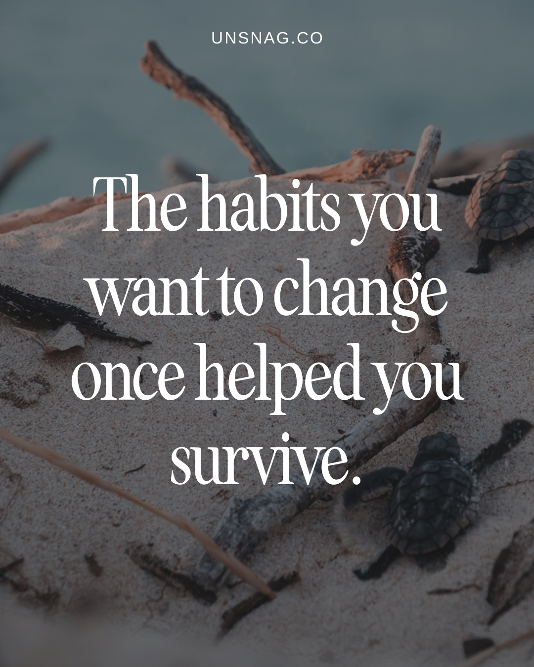The habits you want to change once helped you survive.