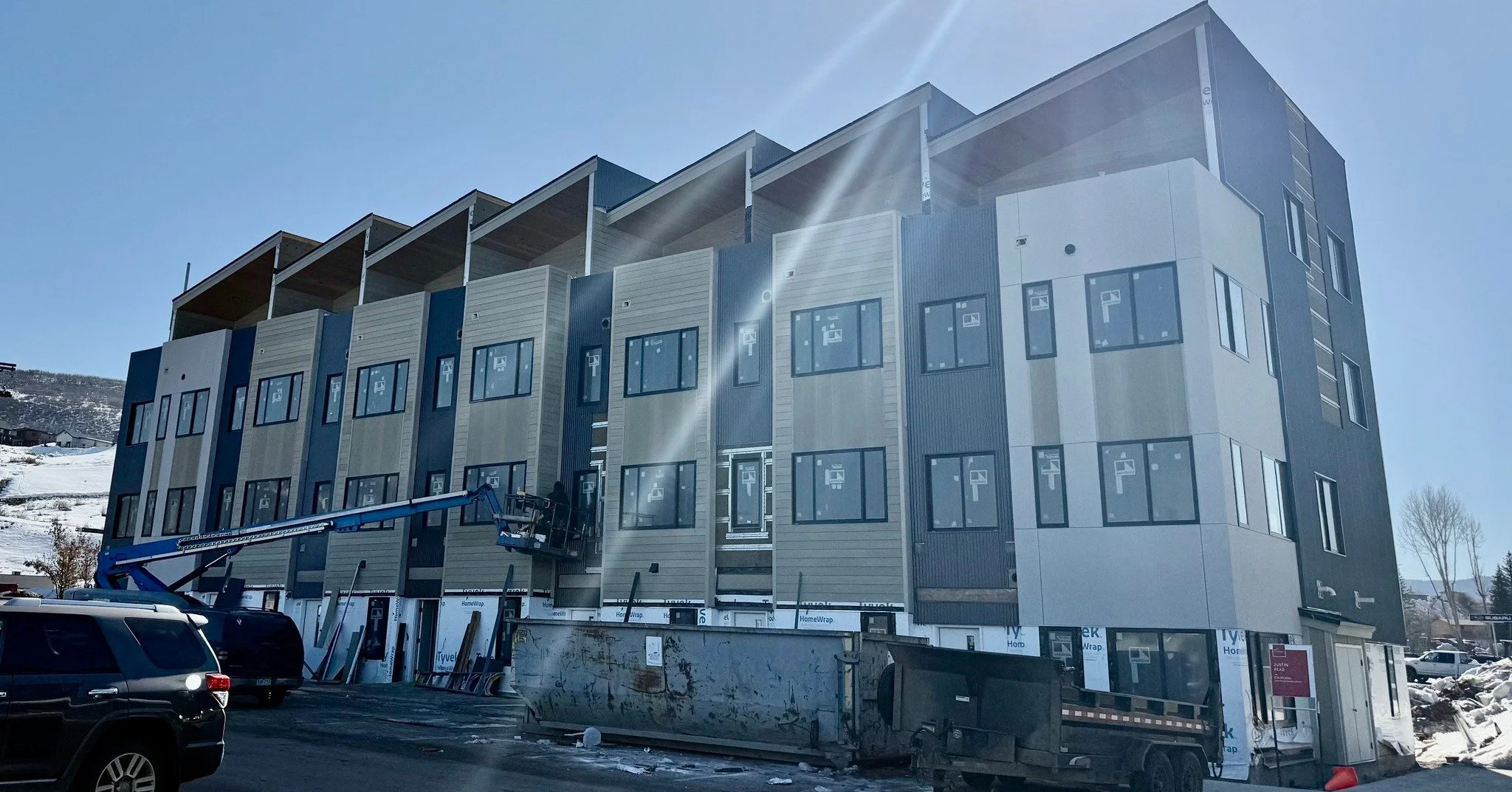 Exciting progress at Steamboat Basecamp!

The @basecamprow Townhomes are coming to life in West Steamboat, adding energy to this growing mountain community

But @steamboatbasecamp is more than just homes&mdash;it&rsquo;s a lifestyle. With Basecamp Ro