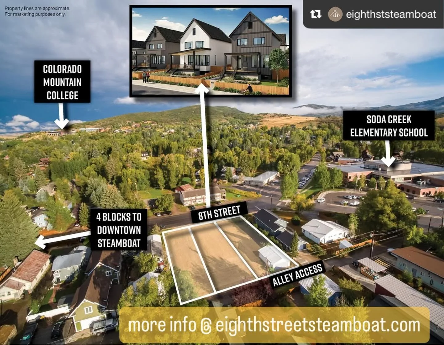 Embrace the Heartbeat of Downtown Steamboat❤️Perfectly situated on 8th Street in the heart of downtown Steamboat Springs, the Eighth Street Homes offer residents unparalleled access to the best the area has to offer.