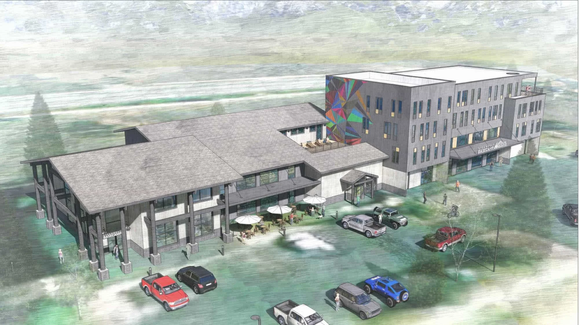 Steamboat Basecamp Rendering