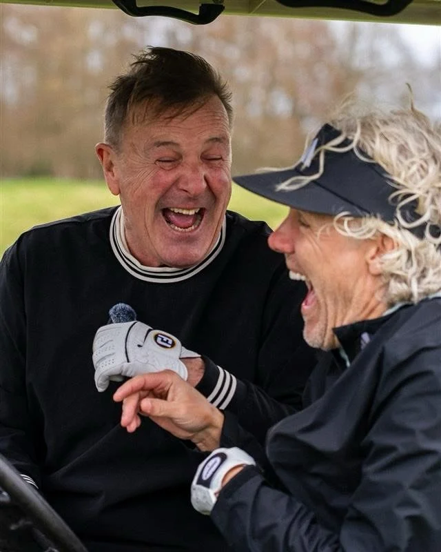 Last week, DSM were on set for the latest Golf Life shoot with @caddycomps ambassadors @1jimmybullard and @phil.tufnell 🎥⛳
 
Safe to say this episode has everything&hellip; big laughs, plenty of fun, and even some decent golf thrown in 👀
 
After br