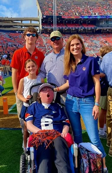 Preston and family had a great time in Auburn