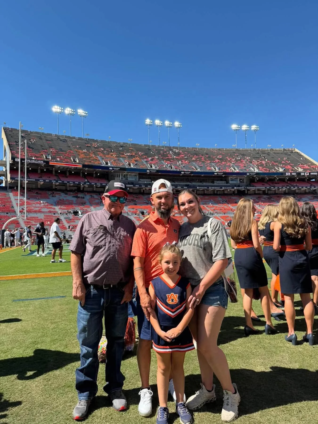 Oakley and family ready to cheer for the Auburn Tigers