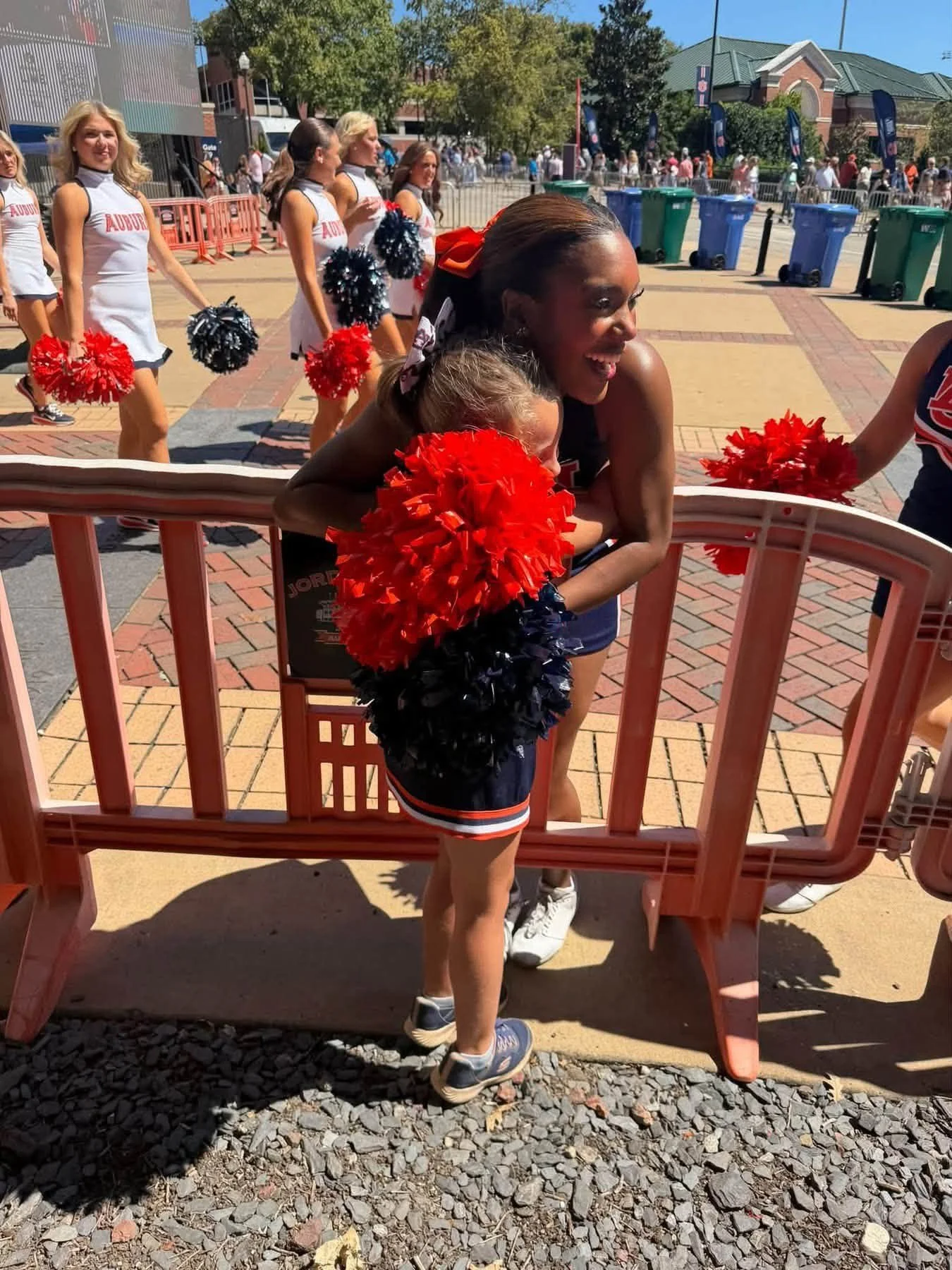 Thank you Auburn cheerleaders.