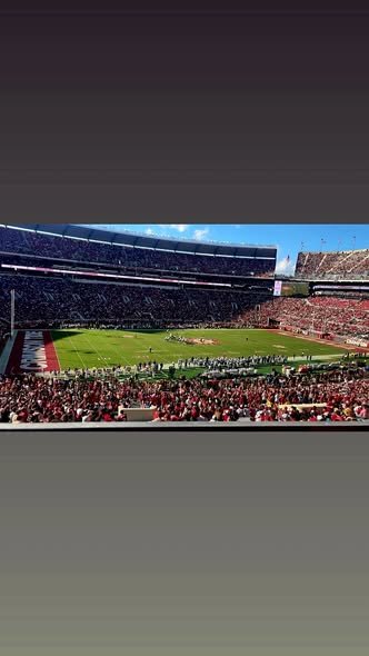 Allen and family ready for the game to begin