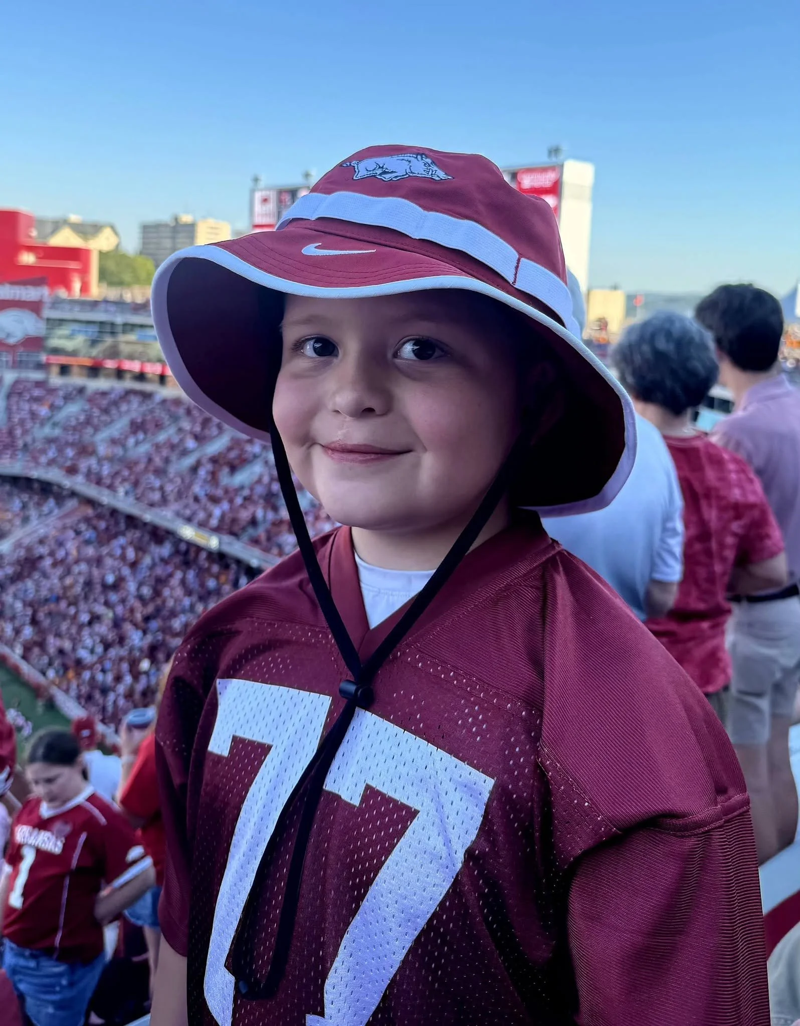 Clayton is ready to call the Hogs