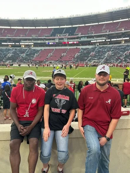 Kenyon at the Alabama game
