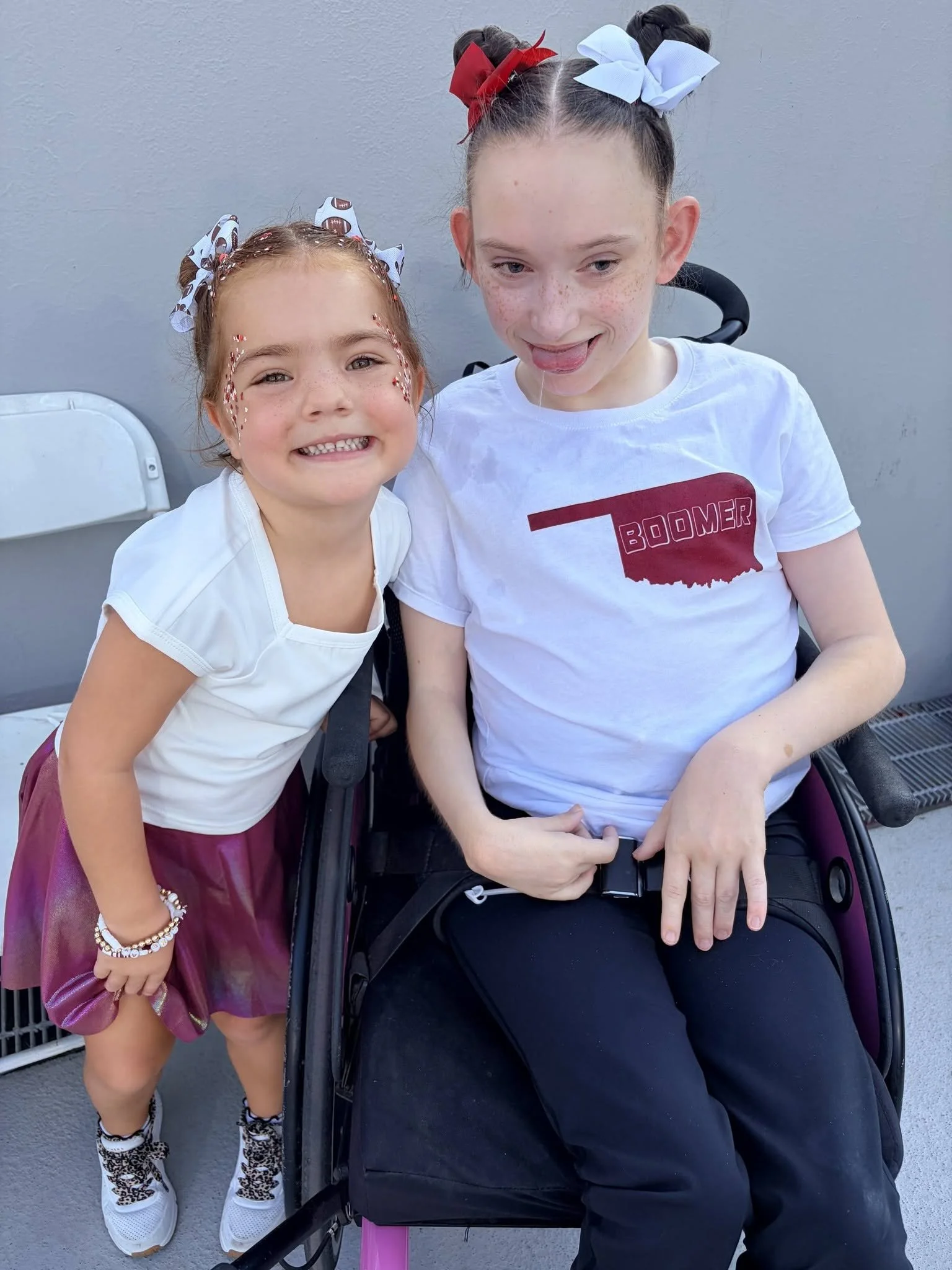 Boomer Sooner!  Blaire and family are ready for a fun day at Oklahoma