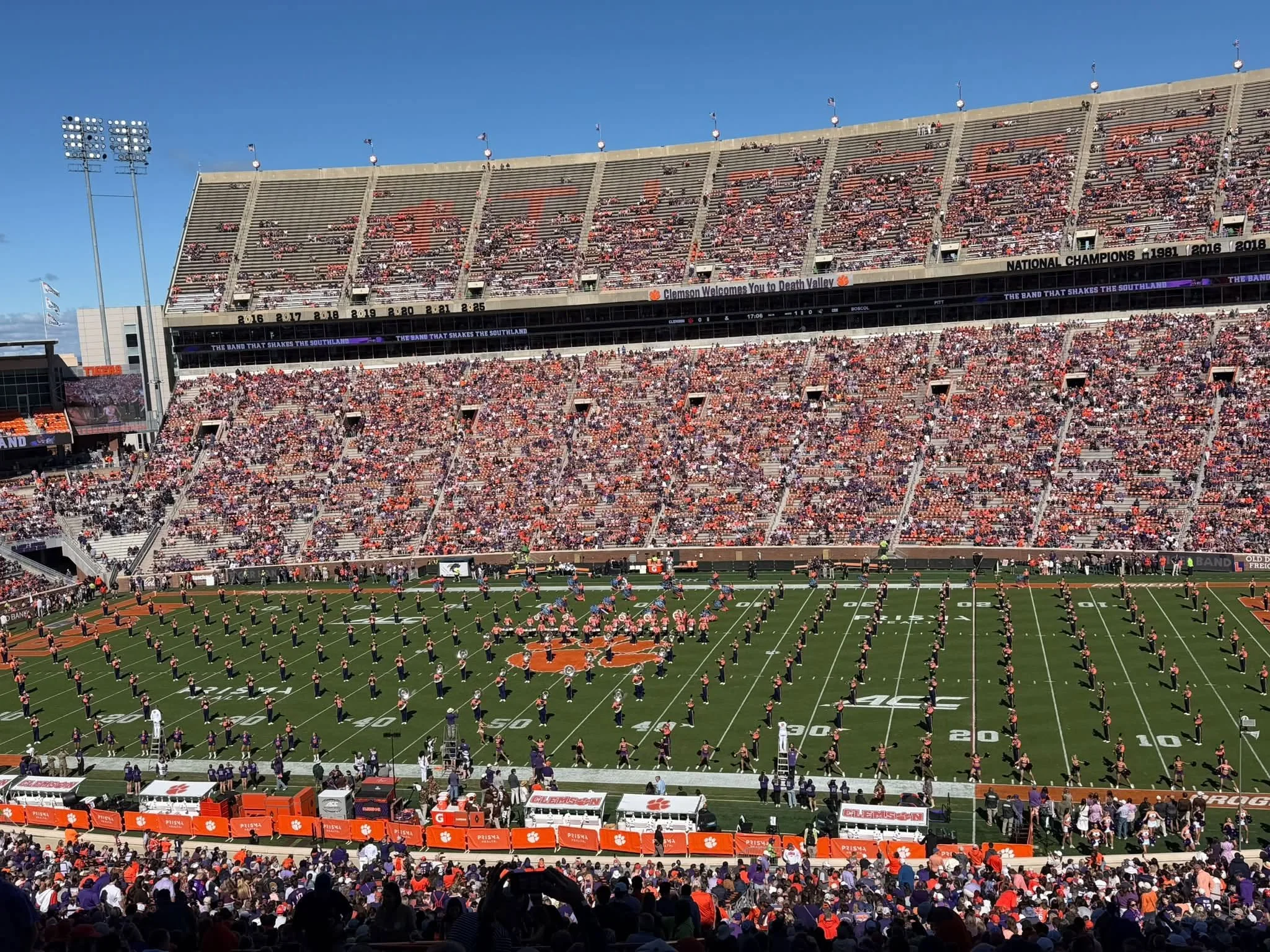 Great day for football in Clemson!