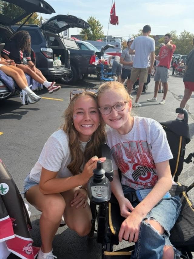 Faith and family enjoy tailgating at Ohio State