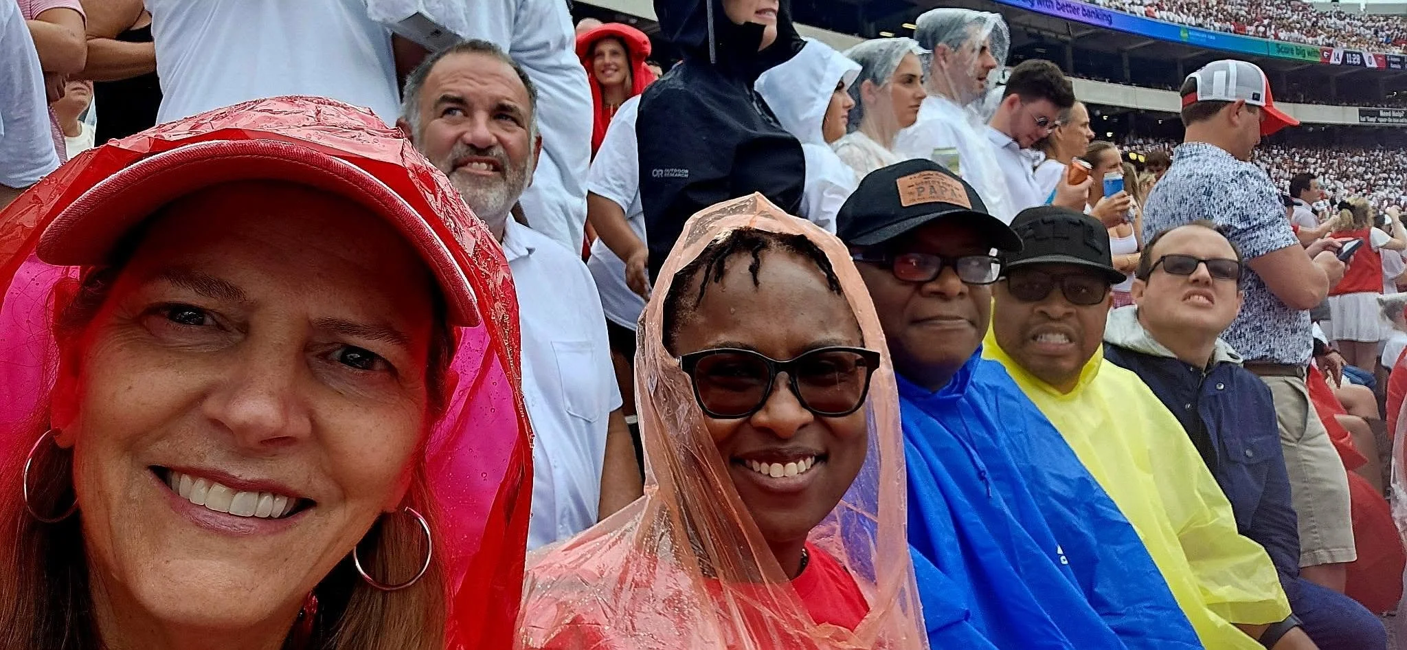The Happy Club is all smiles despite a little rain
