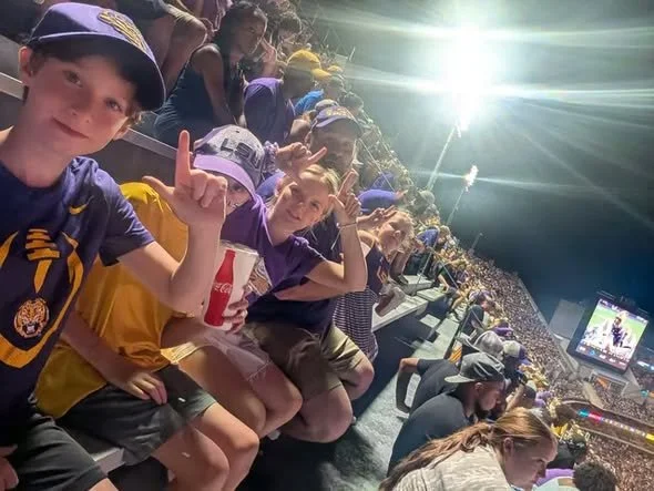 Ready to cheer for the LSU TIgers