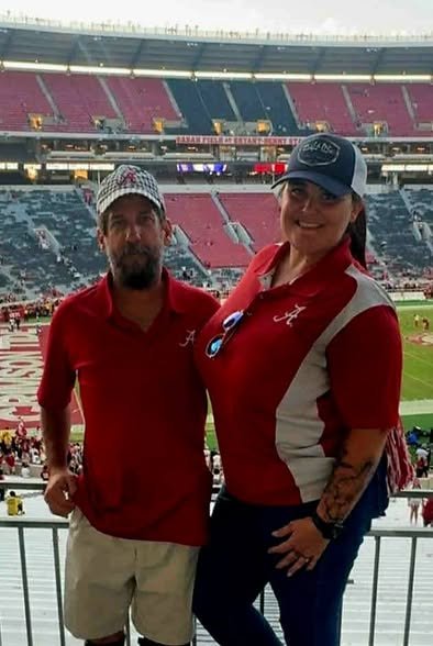 Allen and family at Bama