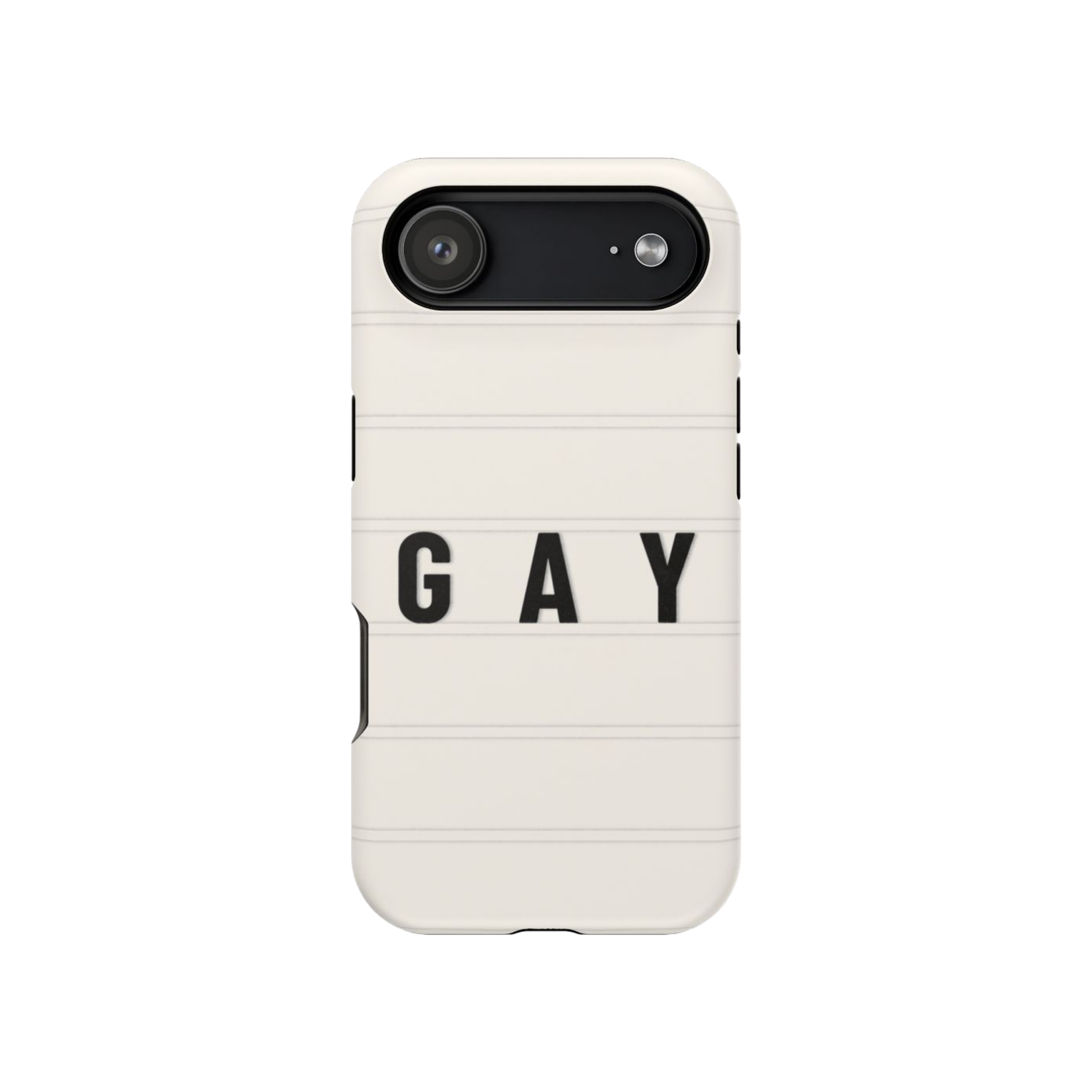 Gay Letter Board Phone Case gomo - iPhone 17 Air Product Photo.png