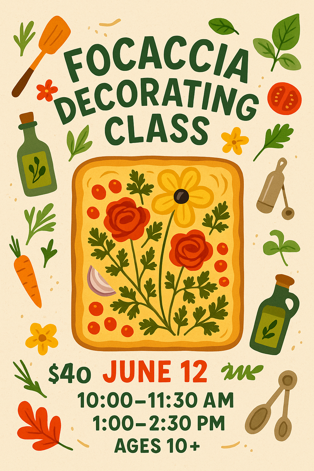 Focaccia Art