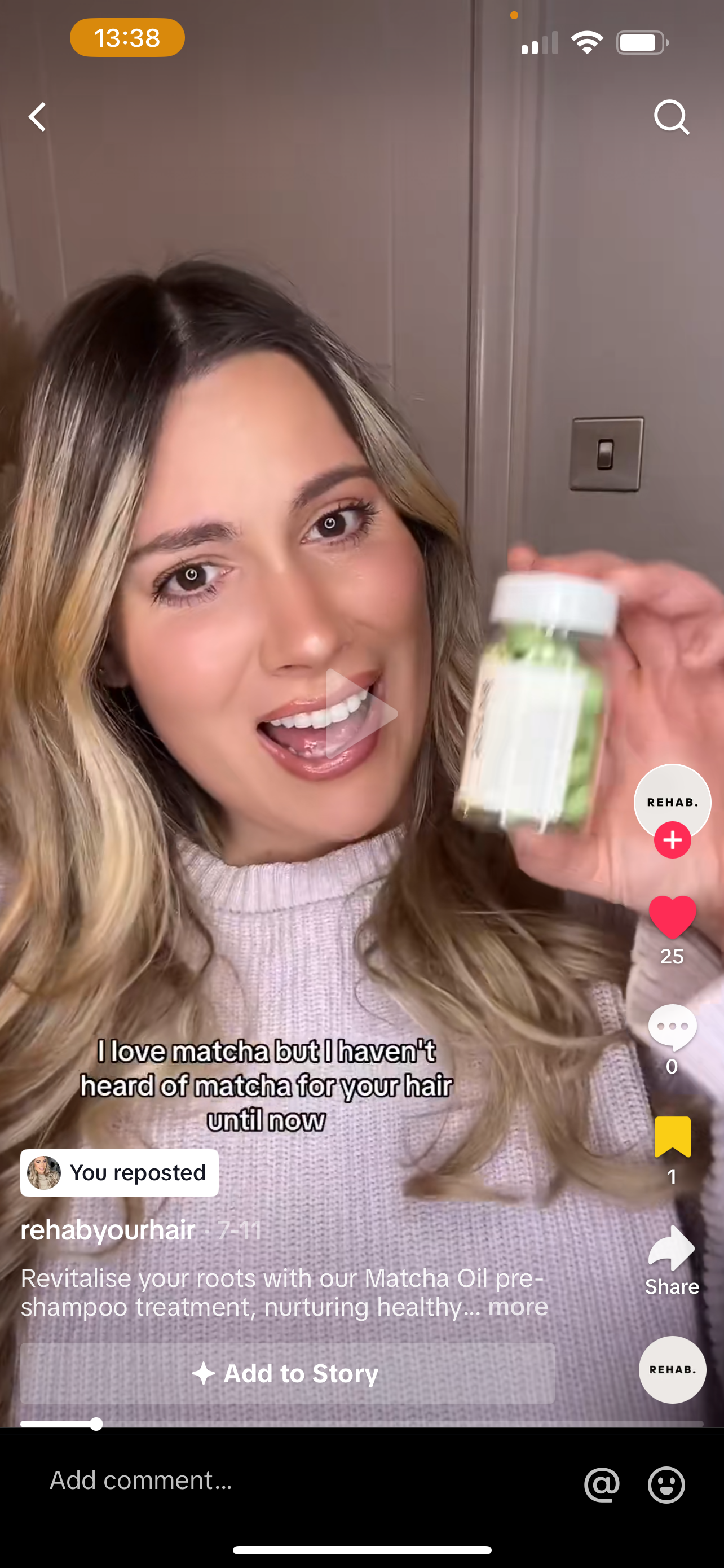Rehab Your Hair - Matcha Hair Oil