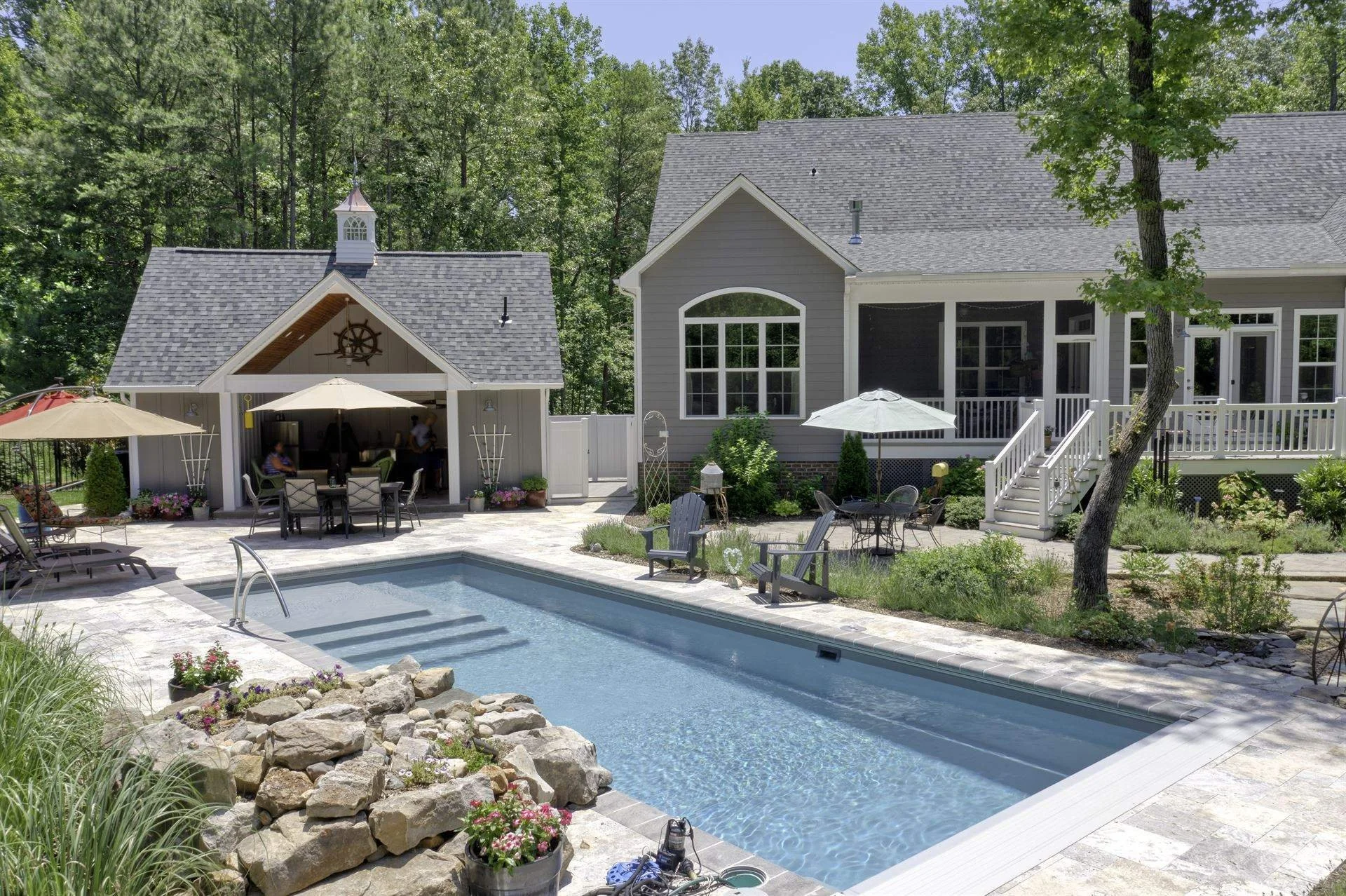 Luxury Fiberglass Pool Cincinnati: A Resort-Style Backyard Built for Everyday Living