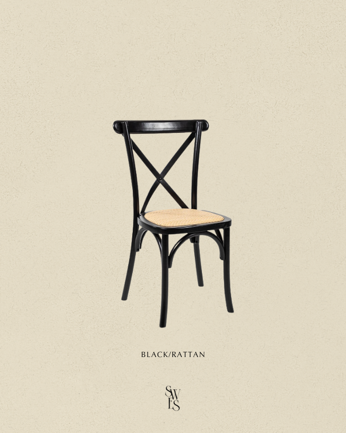 Crossback Chair - Black