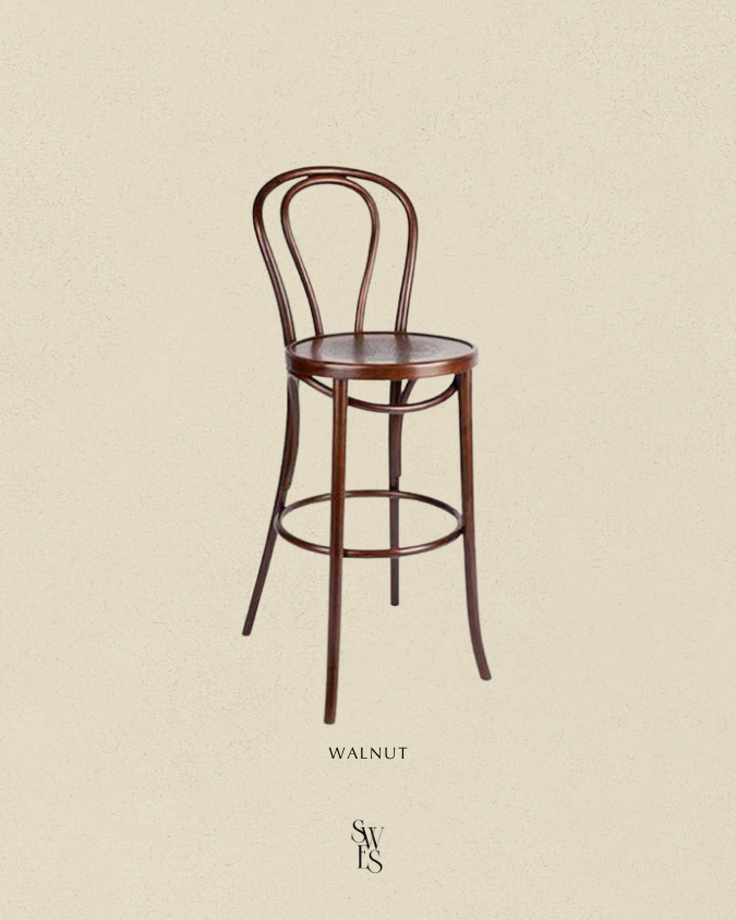 Bentwood Stool - Walnut