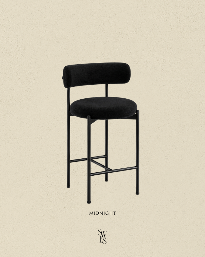 Ophelia Stool - Midnight