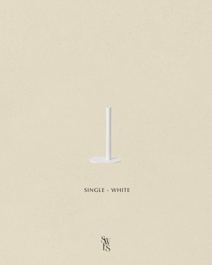 Triple Bud Vase - Single - White.png