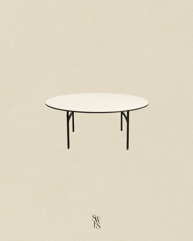 Trestle Table - Round Banquet