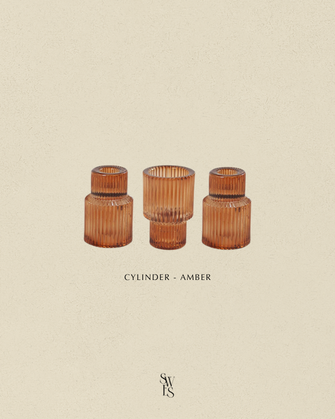 Class Candle Holder - Cylinder Amber.png
