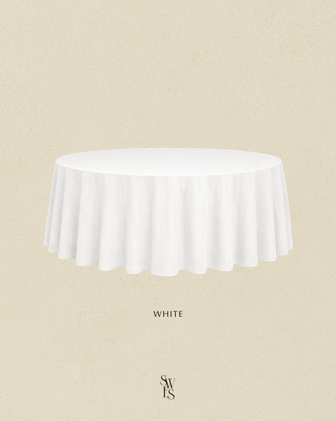 Tablecloth Round - White.png