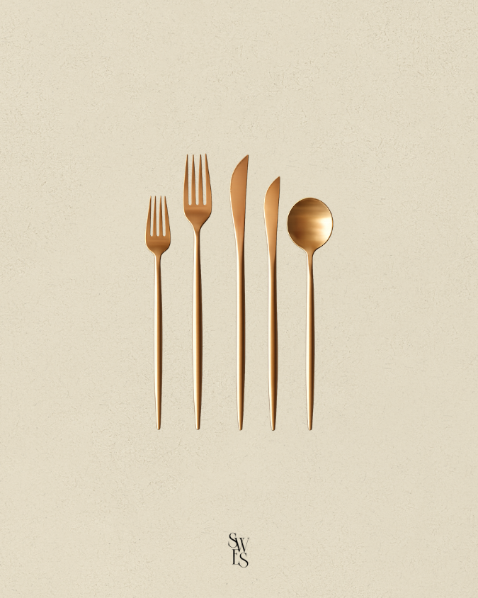 Flatware - Matte Gold