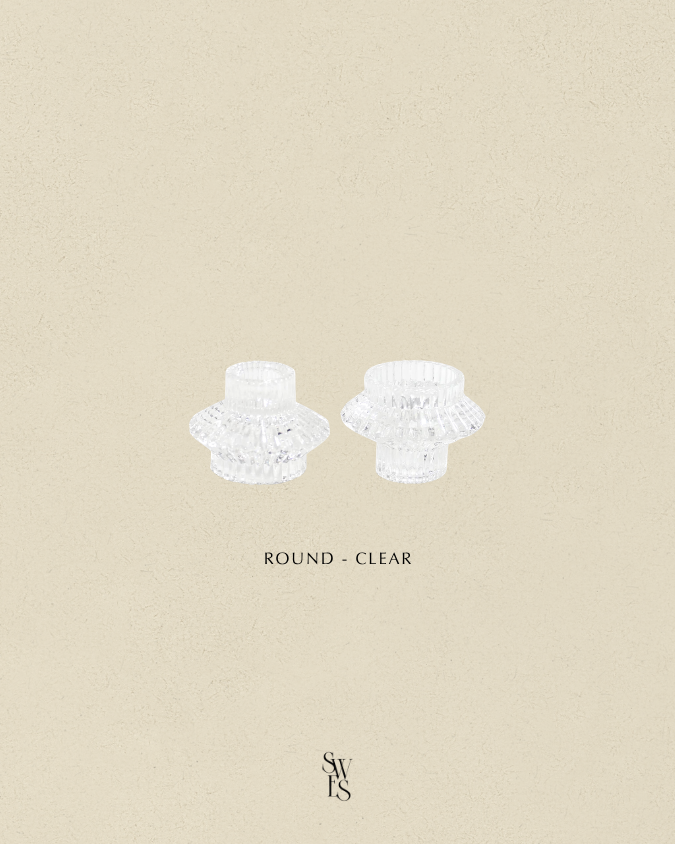 Class Candle Holder - Round Clear.png