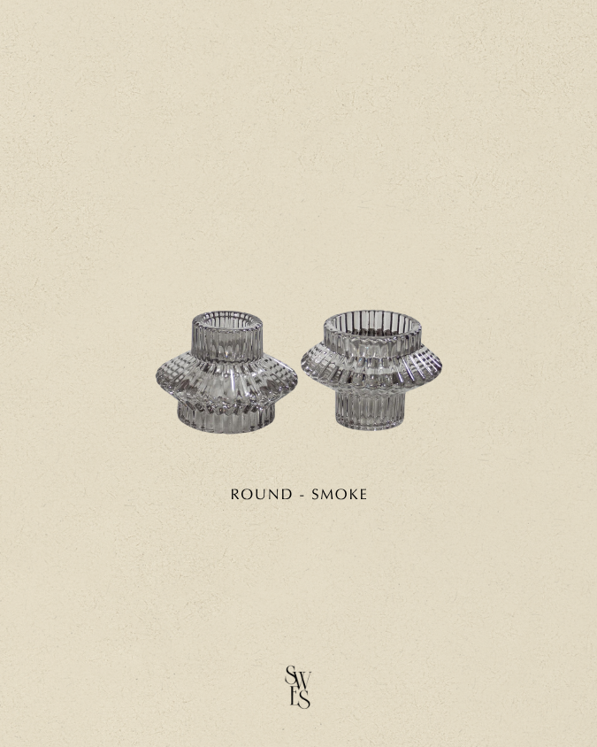 Class Candle Holder - Round Smoke.png