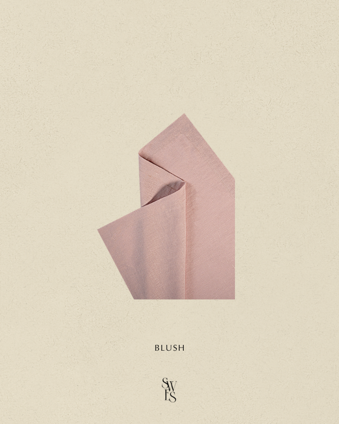 Linen Napkins - Blush Tones