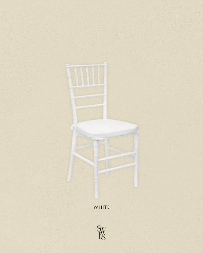 Tiffany Chair - White