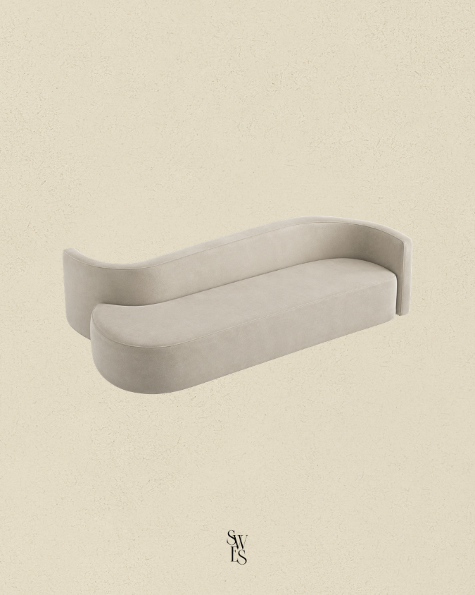 Ophelia Duo Sofa - Champagne