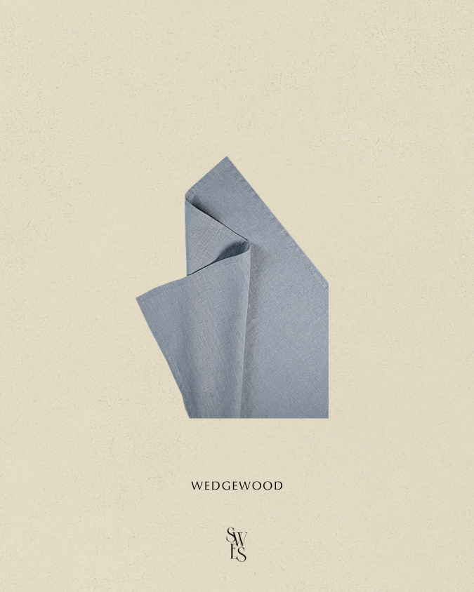 Linen Napkins - Blue Tones