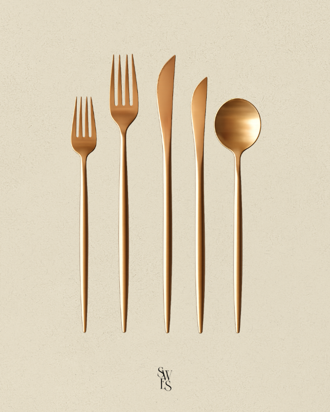 Cutlery - Flatware Matte Gold (2).png