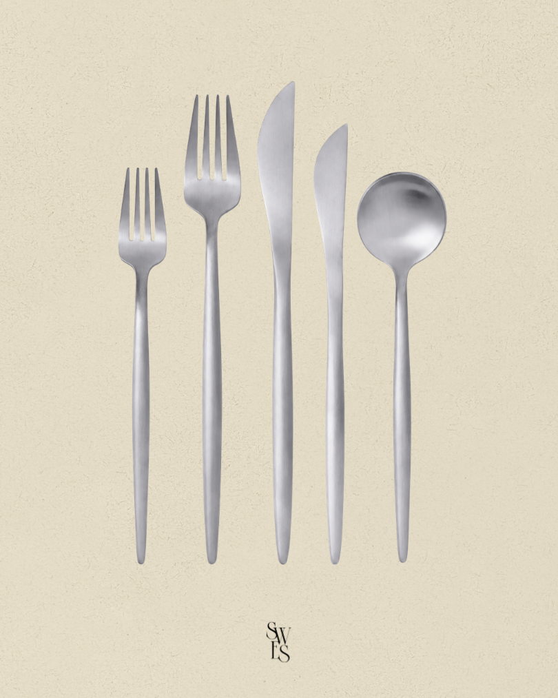 Cutlery - Flatware Matte Silver (2).png