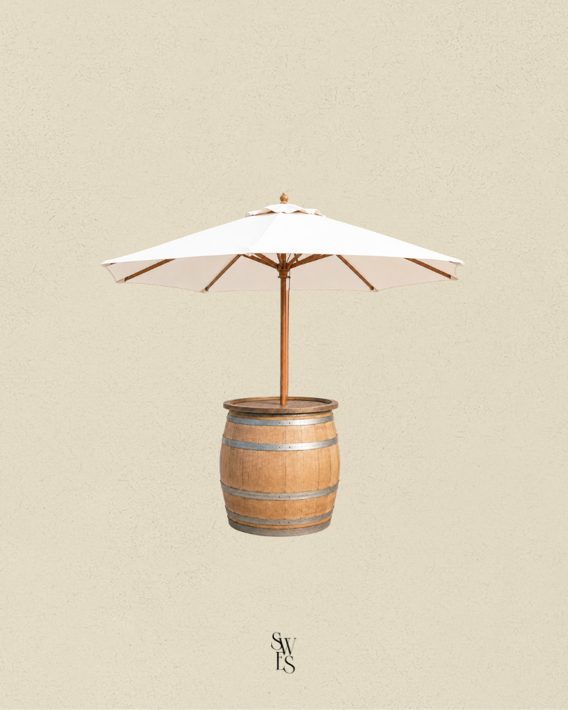 Wine Barrel Umbrellas