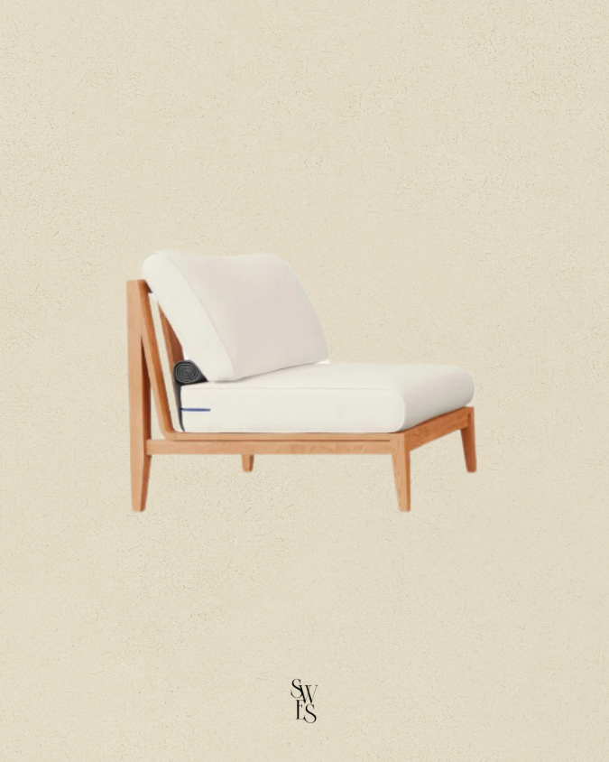 Natural Teak Armchair