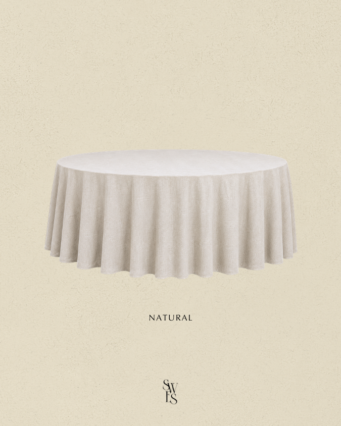 Tablecloth Round Large - Natural.png