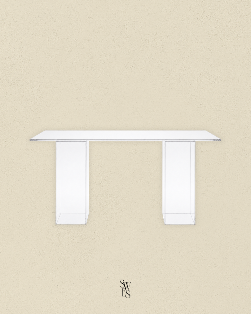 Clear Acrylic Display Table