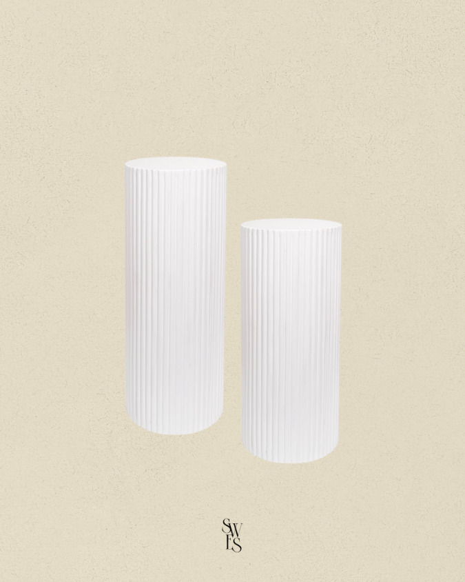Plinths - Ribbed Round - White.png