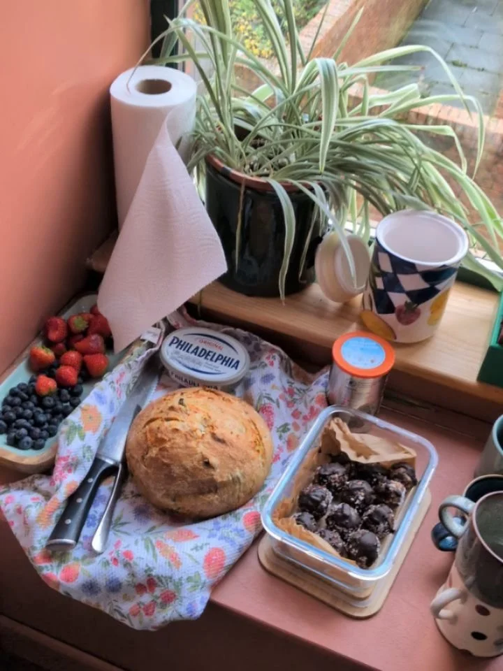 A beautiful introduction to my time at @align_movement_studios 🌈

Our 4 week course begun this week with 10 gorgeous mamas and their babes. 

Homemade jalapeno and cheddar sourdough, goddess balls, warm tea and wholesome chats.

Even made these cute