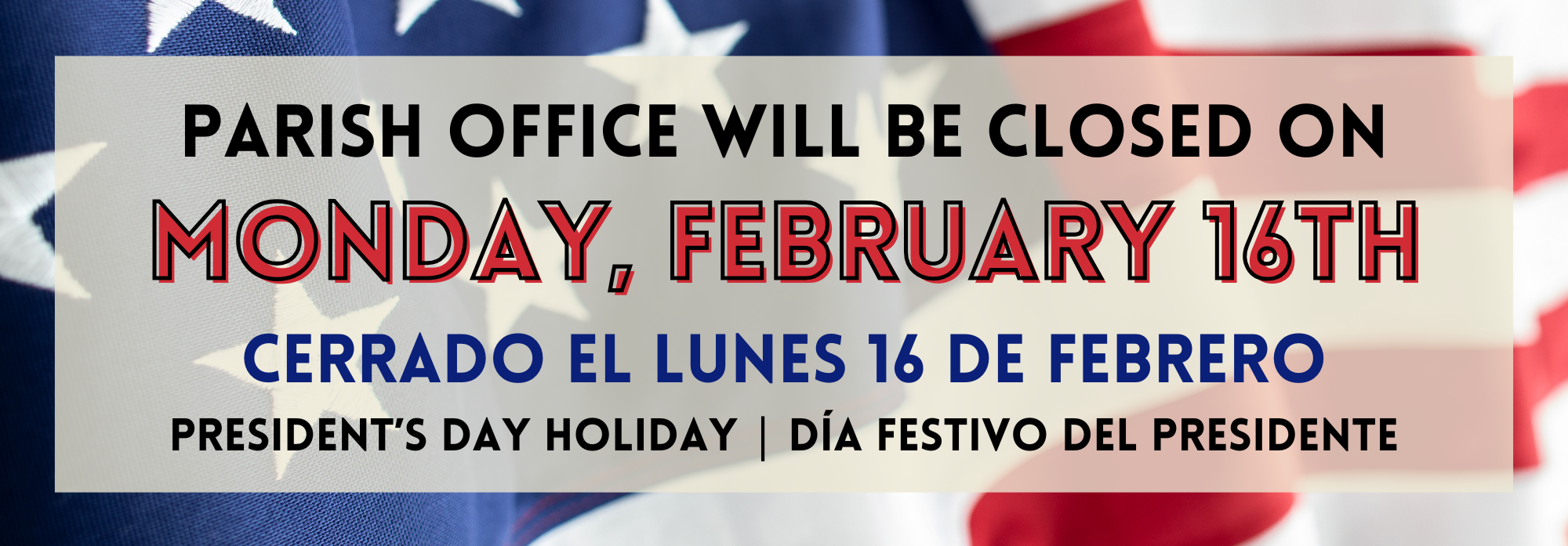 Office Closed | President's Day