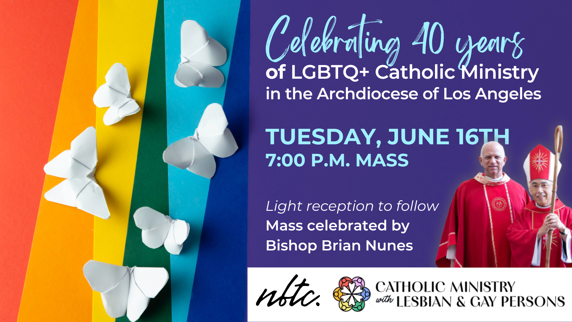 LGBTQ+ 40th Anniversary Mass with Bishop Brian