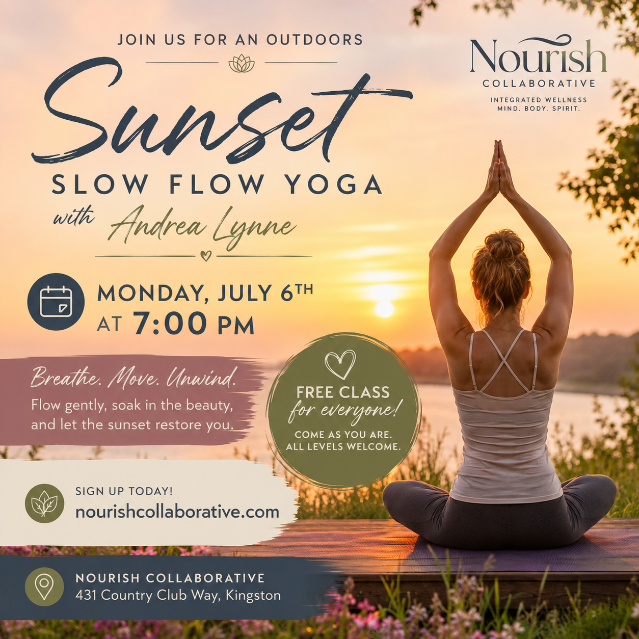 Sunset Slow Flow Yoga
