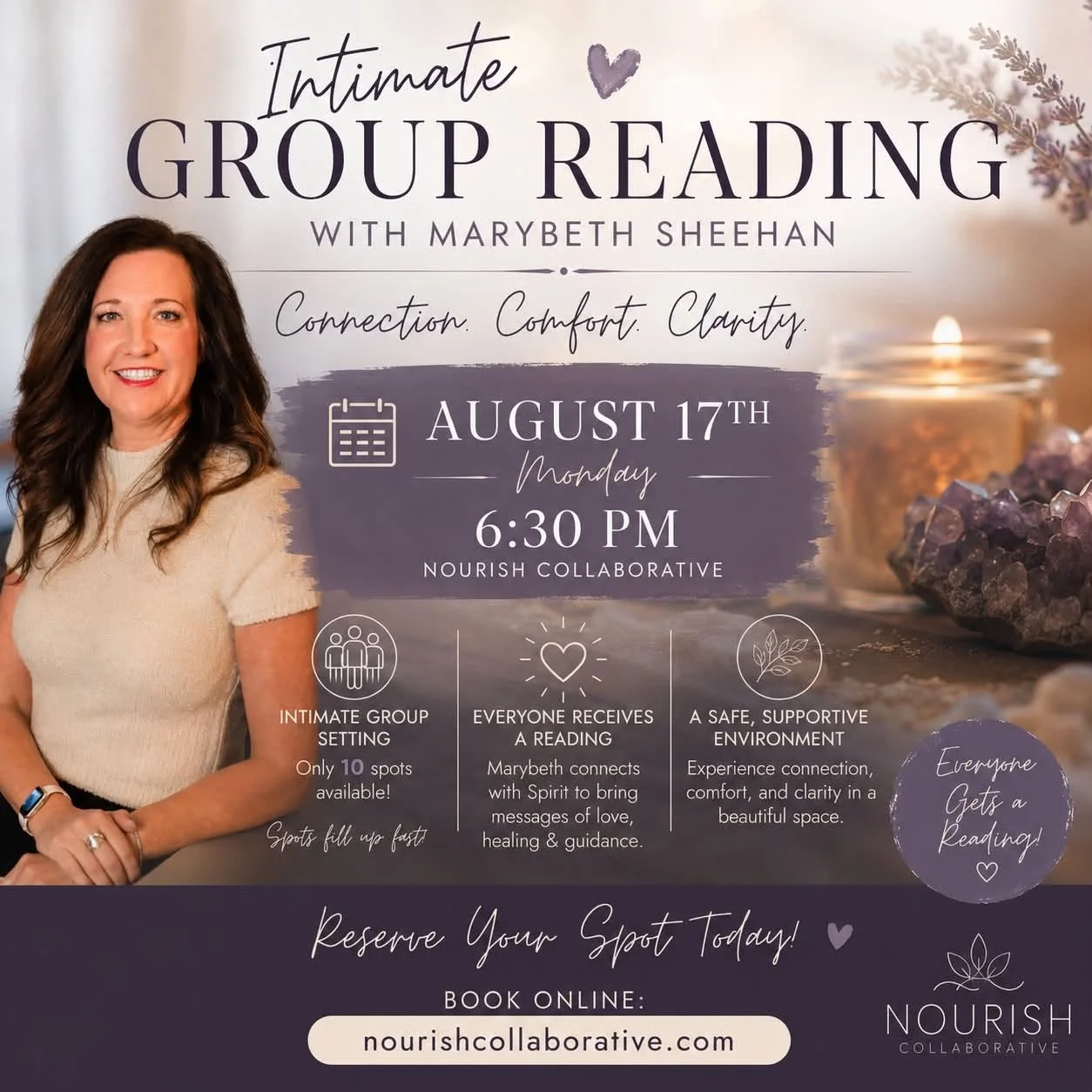 Intimate Group Reading with Marybeth SHEEHAN