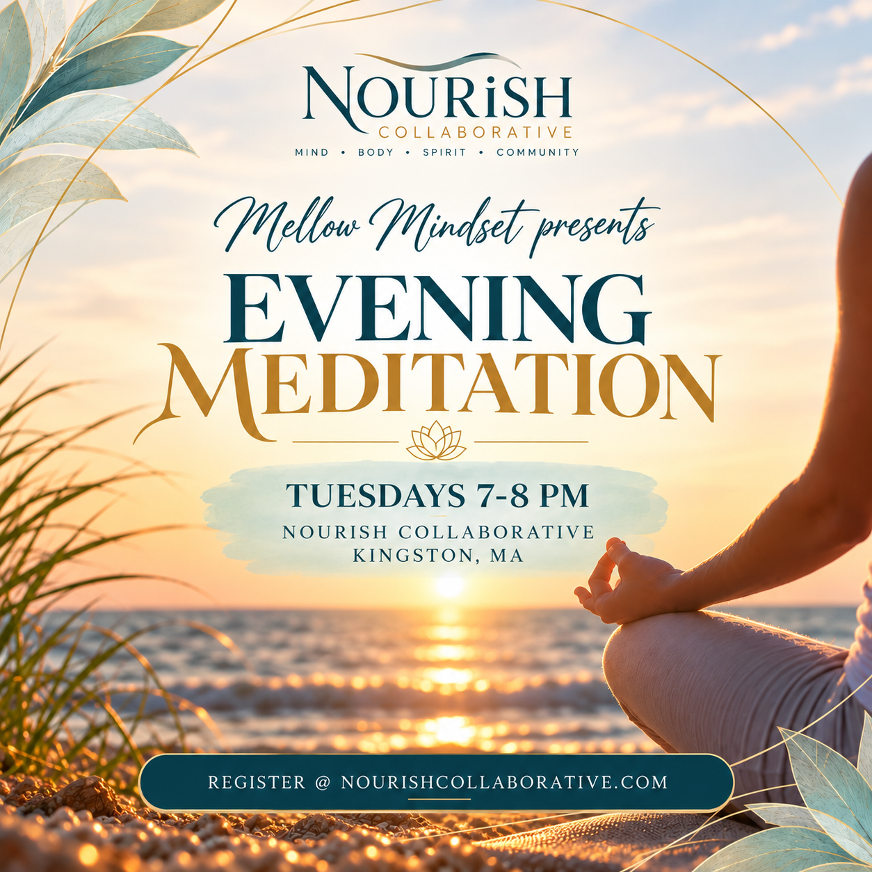 EVENING GUIDED MEDITATION AND MANTRA