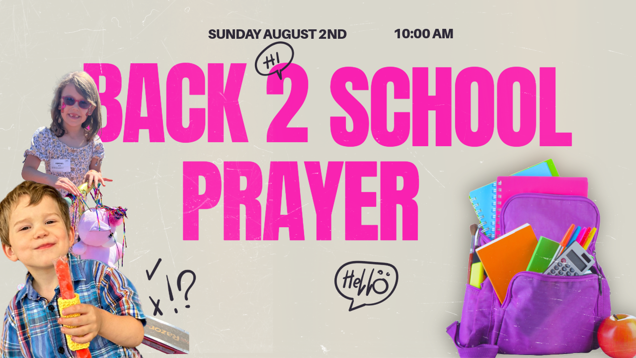 BACK TO SCHOOL PRAYER