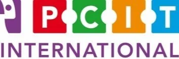 Logo of PCIT International with colorful letters and a stylized icon.